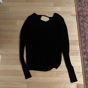 open back sweater